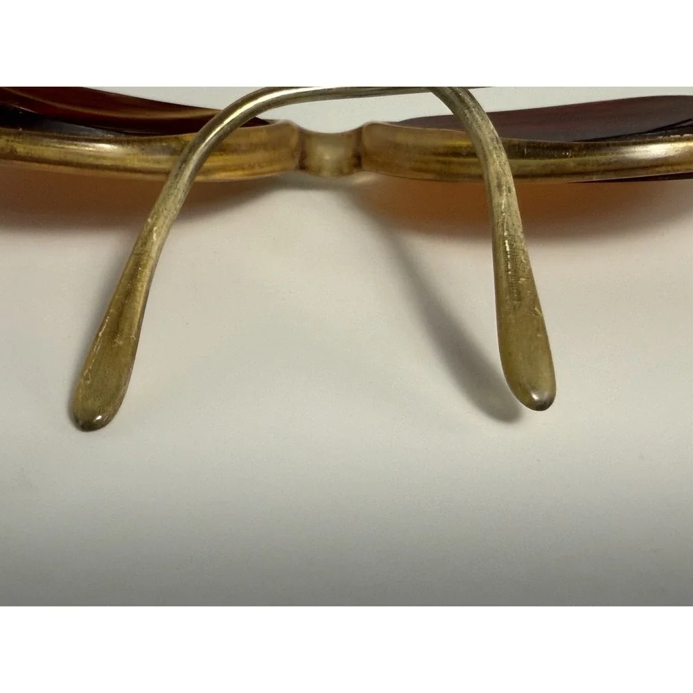 Rodenstock Denise Opal 135/Vtg Eyeglass Frames Only/Yellow/Hollywood/Retro/READ~